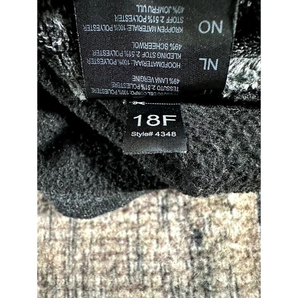 KUHL Women’s Medium Alpenlux Ash Gray Fleece Full Zip Wool Blend Jacket 4348 - Picture 11 of 11